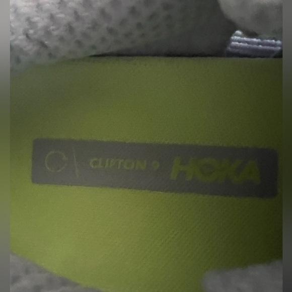 Hoka ONE ONE Women's Clifton 9 Gull/Sea Ice. Size 9.5. H-090 - Picture 8 of 10